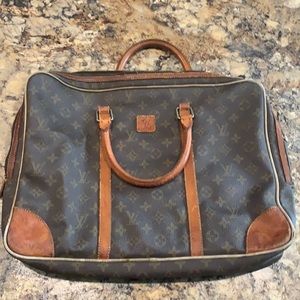 Louis Vuitton briefcase, worn condition.